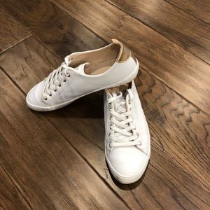 gap brand white sneakers